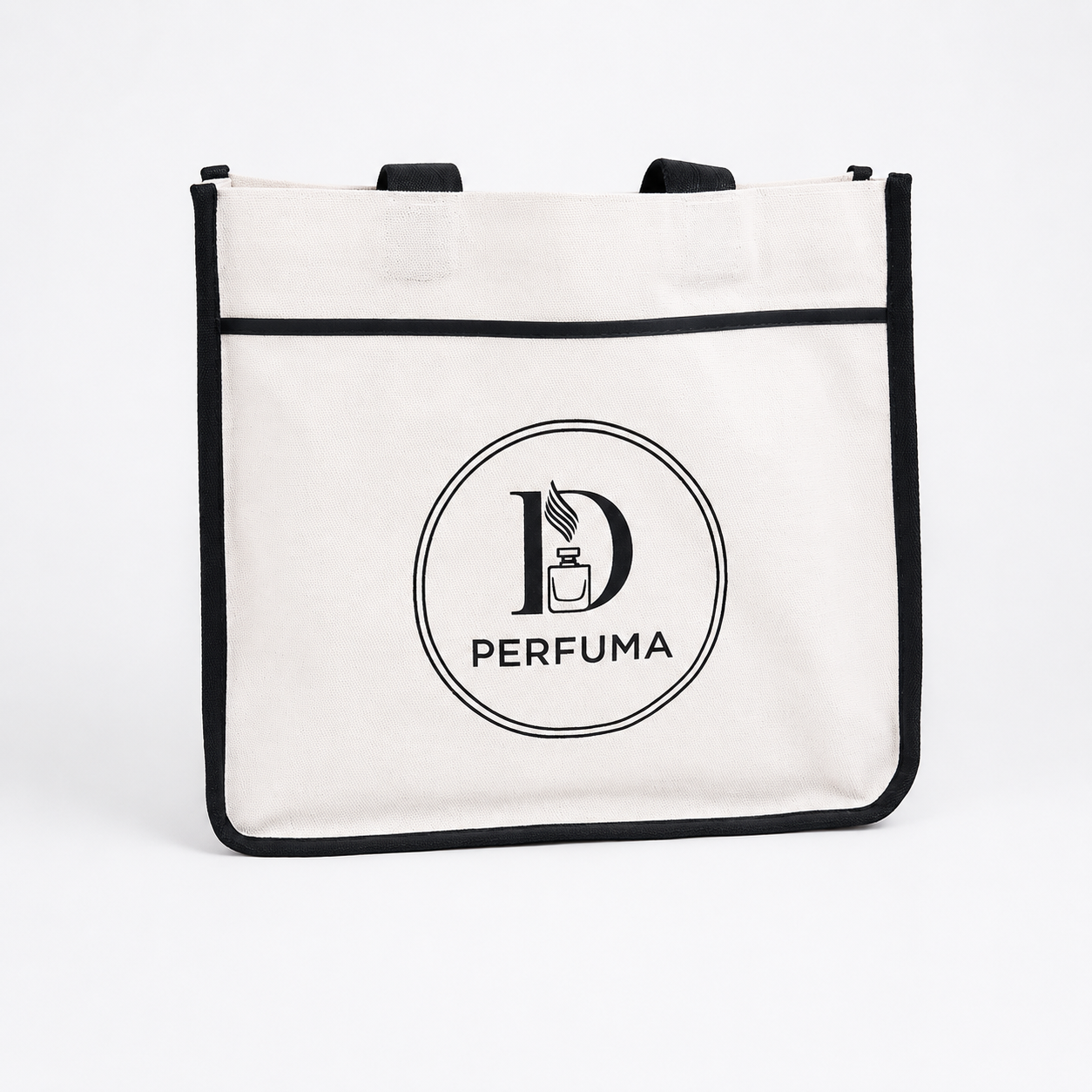 D Perfuma branded tote bag