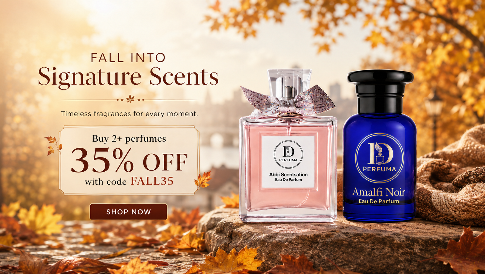 D Perfuma summer collection, 30% off sitewide with code SUMMER26